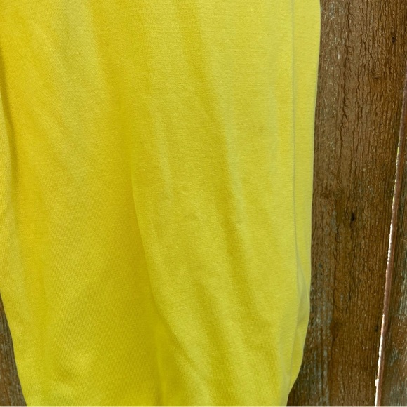 AUGUST SILK Women’s Yellow Crew Neck Tank Top Sleeveless Knit Size Small - Picture 7 of 11